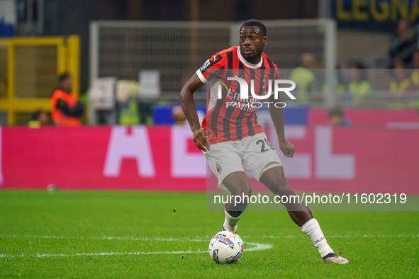 Youssouf Fofana during FC Internazionale against AC Milan, Serie A, at Giuseppe Meazza Stadium in Milan, Italy, on September 22, 2024. 