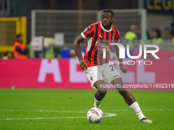 Youssouf Fofana during FC Internazionale against AC Milan, Serie A, at Giuseppe Meazza Stadium in Milan, Italy, on September 22, 2024. (