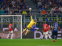 Mike Maignan during FC Internazionale against AC Milan, Serie A, at Giuseppe Meazza Stadium in Milan, Italy, on September 22, 2024. (