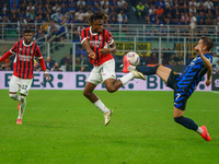 Samuel Chukwueze during the match between FC Internazionale and AC Milan in Serie A at Giuseppe Meazza Stadium in Milan, Italy, on September...