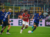 Samuel Chukwueze during the match between FC Internazionale and AC Milan in Serie A at Giuseppe Meazza Stadium in Milan, Italy, on September...