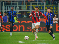 Noah Okafor during the match between FC Internazionale and AC Milan in Serie A at Giuseppe Meazza Stadium in Milan, Italy, on September 22,...