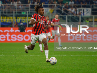 Samuel Chukwueze during the match between FC Internazionale and AC Milan in Serie A at Giuseppe Meazza Stadium in Milan, Italy, on September...