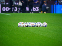 Serie A balls during the match between FC Internazionale and AC Milan in Serie A at Giuseppe Meazza Stadium in Milan, Italy, on September 22...