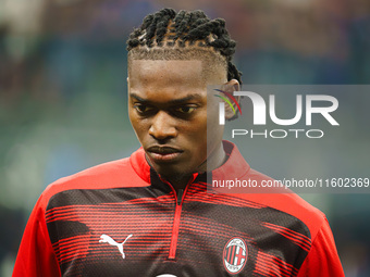 Rafael Leao during FC Internazionale against AC Milan, Serie A, at Giuseppe Meazza Stadium in Milan, Italy, on September 22, 2024. (