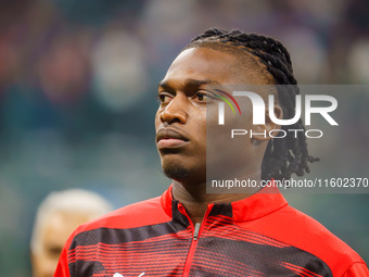 Rafael Leao during FC Internazionale against AC Milan, Serie A, at Giuseppe Meazza Stadium in Milan, Italy, on September 22, 2024. (