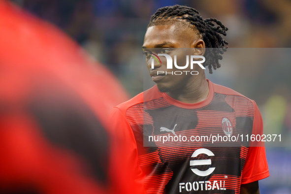 Rafael Leao during FC Internazionale against AC Milan, Serie A, at Giuseppe Meazza Stadium in Milan, Italy, on September 22, 2024. 