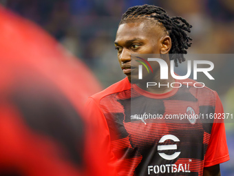 Rafael Leao during FC Internazionale against AC Milan, Serie A, at Giuseppe Meazza Stadium in Milan, Italy, on September 22, 2024. (