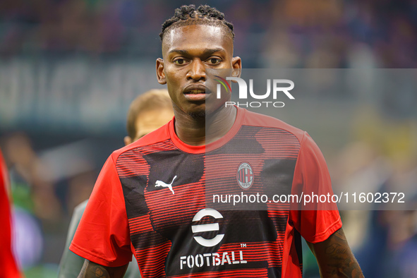 Rafael Leao during FC Internazionale against AC Milan, Serie A, at Giuseppe Meazza Stadium in Milan, Italy, on September 22, 2024. 