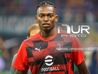 Rafael Leao during FC Internazionale against AC Milan, Serie A, at Giuseppe Meazza Stadium in Milan, Italy, on September 22, 2024. (