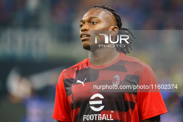 Rafael Leao during FC Internazionale against AC Milan, Serie A, at Giuseppe Meazza Stadium in Milan, Italy, on September 22, 2024. 