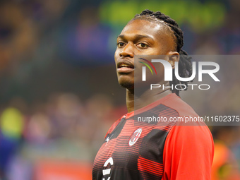 Rafael Leao during FC Internazionale against AC Milan, Serie A, at Giuseppe Meazza Stadium in Milan, Italy, on September 22, 2024. (