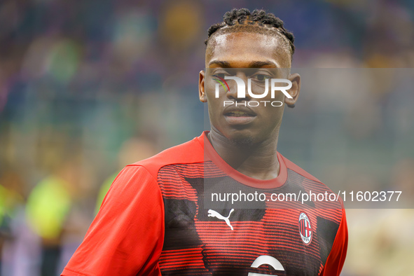 Rafael Leao during FC Internazionale against AC Milan, Serie A, at Giuseppe Meazza Stadium in Milan, Italy, on September 22, 2024. 