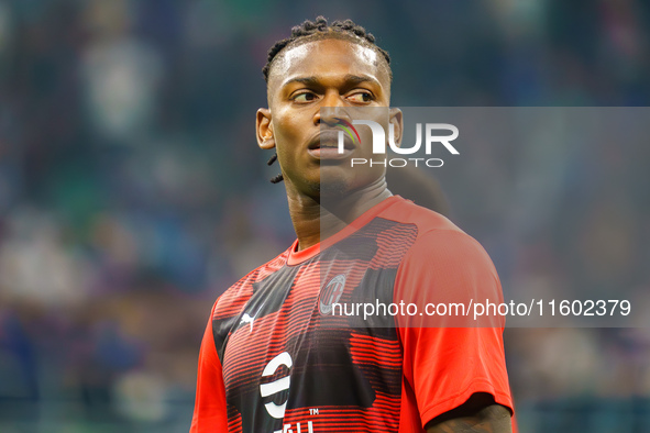 Rafael Leao during FC Internazionale against AC Milan, Serie A, at Giuseppe Meazza Stadium in Milan, Italy, on September 22, 2024. 