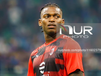 Rafael Leao during FC Internazionale against AC Milan, Serie A, at Giuseppe Meazza Stadium in Milan, Italy, on September 22, 2024. (