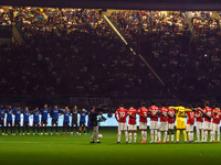 The teams of AC Milan and FC Inter play during the Serie A match at Giuseppe Meazza Stadium in Milan, Italy, on September 22, 2024. (