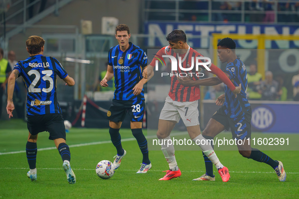 Alvaro Morata during FC Internazionale against AC Milan, Serie A, at Giuseppe Meazza Stadium in Milan, Italy, on September 22, 2024. 