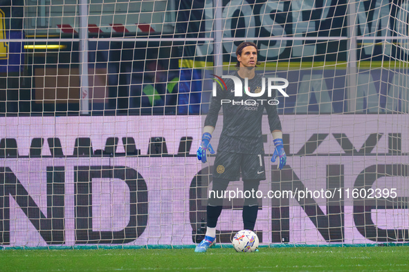 Yann Sommer during the match between FC Internazionale and AC Milan in Serie A at Giuseppe Meazza Stadium in Milan, Italy, on September 22,...