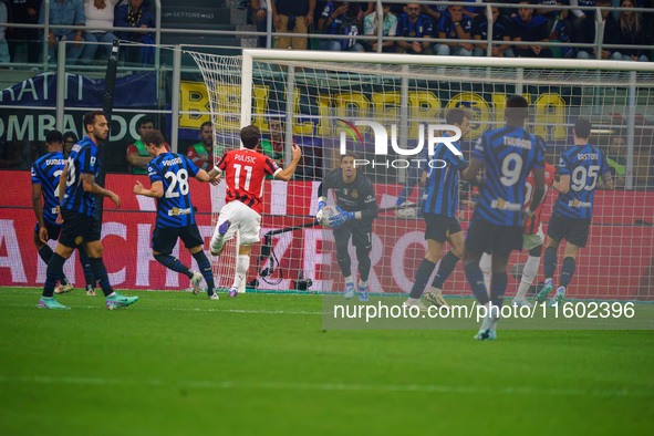 Yann Sommer during the match between FC Internazionale and AC Milan in Serie A at Giuseppe Meazza Stadium in Milan, Italy, on September 22,...