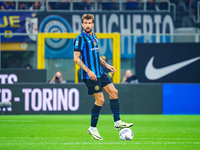 Francesco Acerbi during the FC Internazionale match against AC Milan, Serie A, at Giuseppe Meazza Stadium in Milan, Italy, on September 22,...