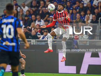 Emerson Royal during the match between FC Internazionale and AC Milan in Serie A at Giuseppe Meazza Stadium in Milan, Italy, on September 22...