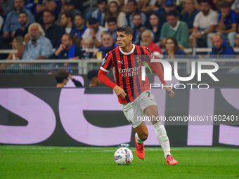 Alvaro Morata during FC Internazionale against AC Milan, Serie A, at Giuseppe Meazza Stadium in Milan, Italy, on September 22, 2024. (