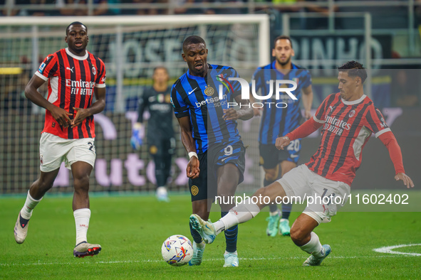 Tijjani Reijnders during FC Internazionale against AC Milan, Serie A, at Giuseppe Meazza Stadium in Milan, Italy, on September 22, 2024. 