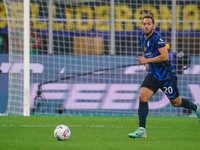 Hakan Calhanoglu during FC Internazionale against AC Milan, Serie A, at Giuseppe Meazza Stadium in Milan, Italy, on September 22, 2024. (