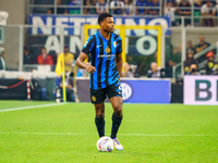 Denzel Dumfries during FC Internazionale against AC Milan, Serie A, at Giuseppe Meazza Stadium in Milan, Italy, on September 22, 2024. (