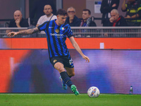 Alessandro Bastoni during FC Internazionale against AC Milan, Serie A, at Giuseppe Meazza Stadium in Milan, Italy, on September 22, 2024. (