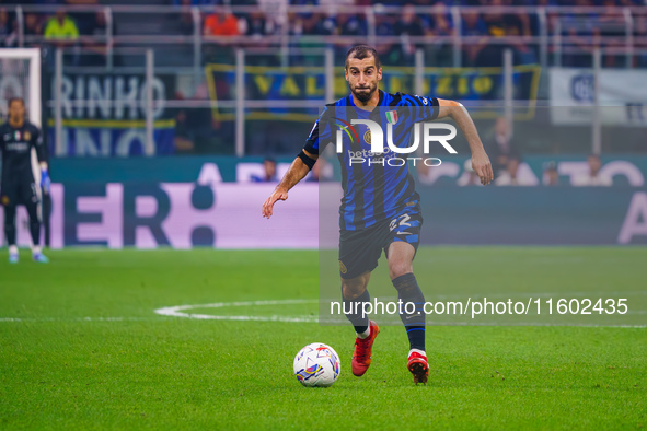 Henrix Mxit'aryan during FC Internazionale against AC Milan, Serie A, at Giuseppe Meazza Stadium in Milan, Italy, on September 22, 2024. 