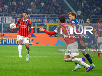 Tijjani Reijnders during FC Internazionale against AC Milan, Serie A, at Giuseppe Meazza Stadium in Milan, Italy, on September 22, 2024. (