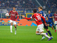 Tijjani Reijnders during FC Internazionale against AC Milan, Serie A, at Giuseppe Meazza Stadium in Milan, Italy, on September 22, 2024. (