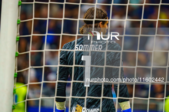 Yann Sommer during the match between FC Internazionale and AC Milan in Serie A at Giuseppe Meazza Stadium in Milan, Italy, on September 22,...