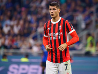 Alvaro Morata during FC Internazionale against AC Milan, Serie A, at Giuseppe Meazza Stadium in Milan, Italy, on September 22, 2024. (