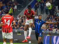 Rafael Leao during FC Internazionale against AC Milan, Serie A, at Giuseppe Meazza Stadium in Milan, Italy, on September 22, 2024. (