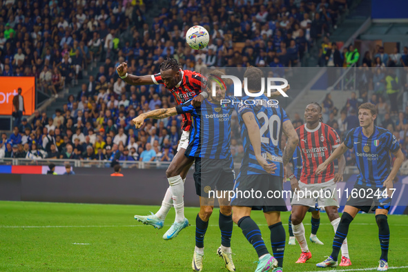 Tammy Abraham during FC Internazionale against AC Milan, Serie A, at Giuseppe Meazza Stadium in Milan, Italy, on September 22, 2024. 