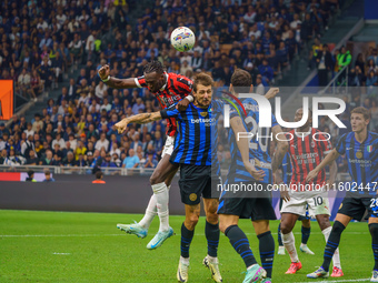 Tammy Abraham during FC Internazionale against AC Milan, Serie A, at Giuseppe Meazza Stadium in Milan, Italy, on September 22, 2024. (