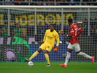 Mike Maignan during FC Internazionale against AC Milan, Serie A, at Giuseppe Meazza Stadium in Milan, Italy, on September 22, 2024. (