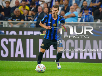 Benjamin Pavard during FC Internazionale against AC Milan, Serie A, at Giuseppe Meazza Stadium in Milan, Italy, on September 22, 2024. (