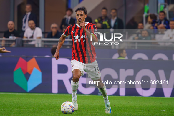 Tijjani Reijnders during FC Internazionale against AC Milan, Serie A, at Giuseppe Meazza Stadium in Milan, Italy, on September 22, 2024. 