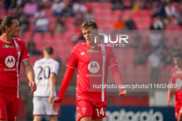 Daniel Maldini during AC Monza against Bologna FC 1909, Serie A, at U-Power Stadium in Monza, Italy, on September 22, 2024. 