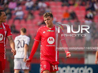 Daniel Maldini during AC Monza against Bologna FC 1909, Serie A, at U-Power Stadium in Monza, Italy, on September 22, 2024. (