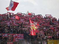 A supporter of AC Monza's Curva Davide Pieri during the match between AC Monza and Bologna FC 1909, Serie A, at U-Power Stadium in Monza, It...