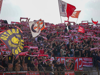 A supporter of AC Monza's Curva Davide Pieri during the match between AC Monza and Bologna FC 1909, Serie A, at U-Power Stadium in Monza, It...