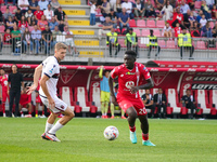 Omari Forson during AC Monza against Bologna FC 1909, Serie A, at U-Power Stadium in Monza, Italy, on September 22, 2024. (