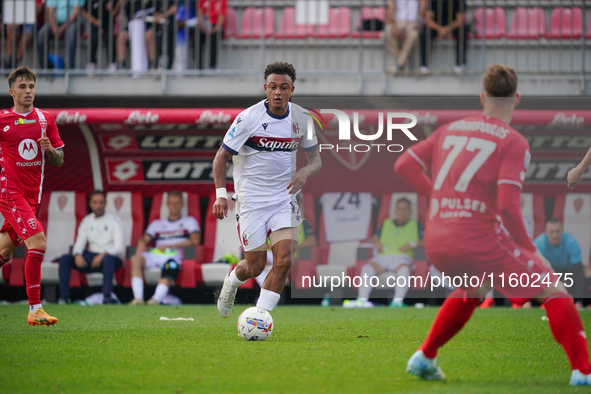 Dan Ndoye during the match between AC Monza and Bologna FC 1909, Serie A, at U-Power Stadium in Monza, Italy, on September 22, 2024. 