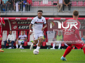 Dan Ndoye during the match between AC Monza and Bologna FC 1909, Serie A, at U-Power Stadium in Monza, Italy, on September 22, 2024. (