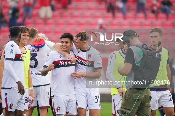 Santiago Castro during the match between AC Monza and Bologna FC 1909, Serie A, at U-Power Stadium in Monza, Italy, on September 22, 2024. 