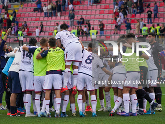 The team of Bologna FC 1909 during the match between AC Monza and Bologna FC 1909, Serie A, at U-Power Stadium in Monza, Italy, on September...